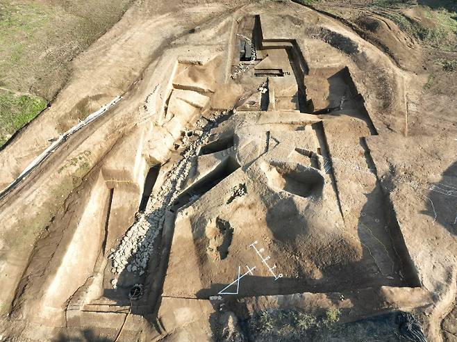 발굴조사 전경. 함안군 제공