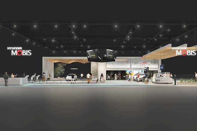 현대모비스 2025 서울 모빌리티쇼 전시 부스 조감도