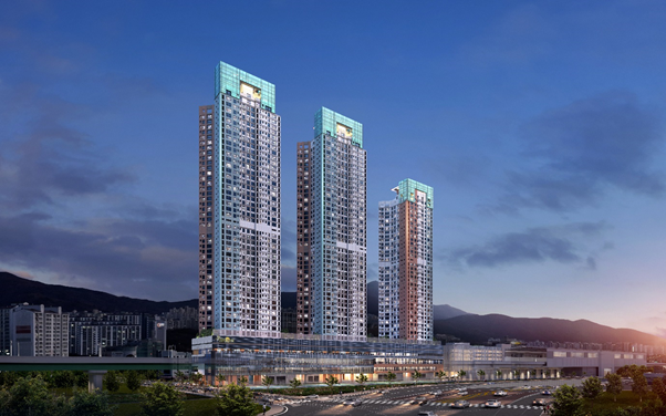 두산위브더제니스 평내호평역 N49 투시도. [사진 출처 = 두산건설]