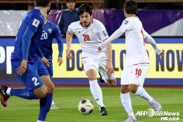 아즈문은 타레미와 함께 이란을 이끄는 에이스다. 사진(테헤란 이란)=AFPBBNews=News1