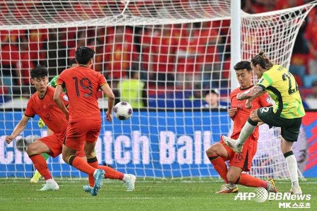 어바인의 한방, 중국을 무너뜨리는 순간이었다. 사진(항저우 중국)=AFPBBNews=News1