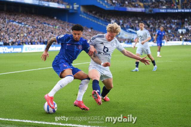 첼시로 임대되었던 제이든 산초가 다시 맨유로 복귀할 가능성이 높다고 한다./게티이미지코리아