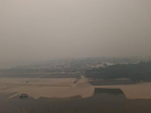 연기 가득한 하회마을 [촬영 김용민]