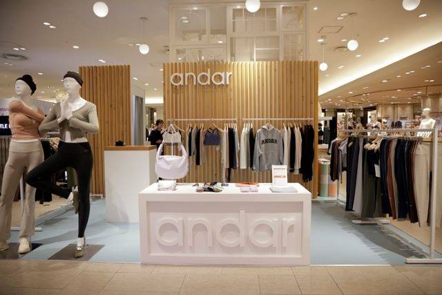 안다르 일본 팝업스토어./사진=안다르 제공