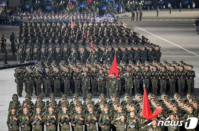 (평양 노동신문=뉴스1) = 지난 2023년 북한 정권수립일 75주년에 진행된 열병식 모습 [국내에서만 사용가능. 재배포 금지. DB 금지. For Use Only in the Republic of Korea. Redistribution Prohibited] rodongphoto@news1.kr