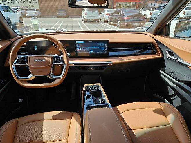 토레스 하이브리드 내부. ⓒ데일리안 정진주 기자