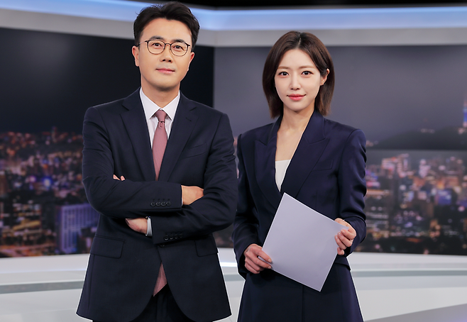 MBN '뉴스7' 새 앵커 최중락 기자(왼쪽), 유호정 기자