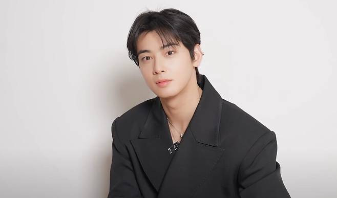 가수 겸 배우 차은우. 유튜브 채널 '마리끌레르 코리아' 캡처.