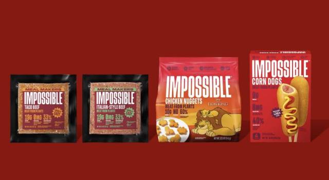 대체육 브랜드 임파서블 푸드의 상품들. 사진 제공=임파서블푸드