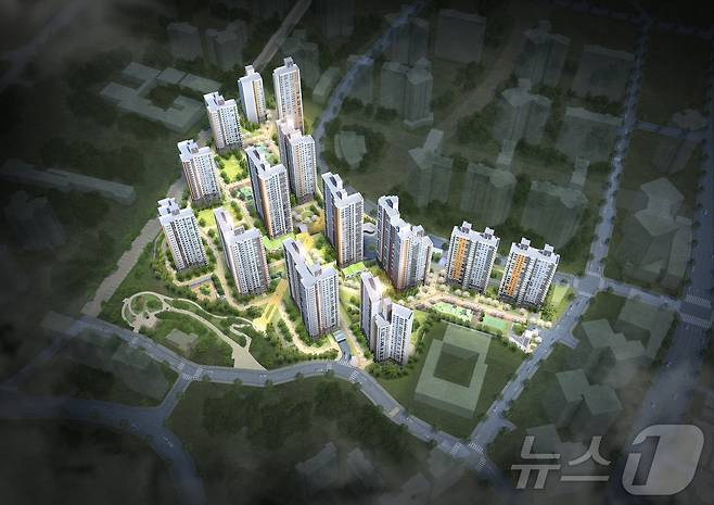 노량진6재정비촉진구역 조감도