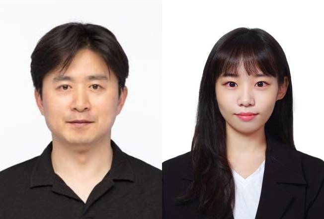 김원종 교수(왼쪽)와 제1저자 이서희 씨