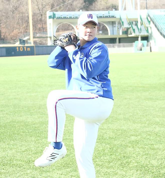 경기항공고는 이주호의 양우진이라는 원투펀치를 보유하면서 이번 신세계 이마트배에서 주목받는 팀으로 떠올랐다. 사진=전상일 기자