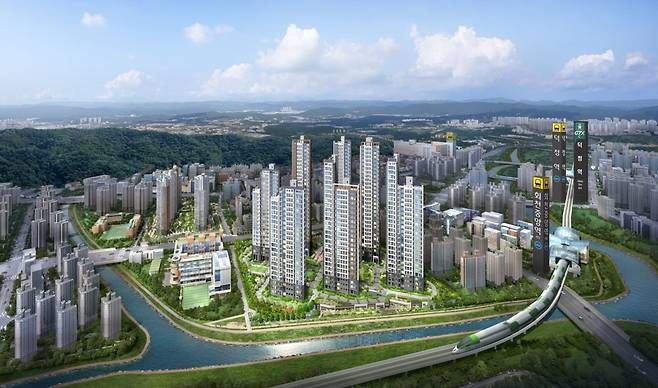 '회천중앙역 로제비앙 그랜드센텀' 조감도. / 사진=대광건영 제공