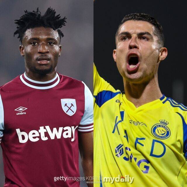 모하메드 쿠두스, 크리스티아누 호날두./게티이미지코리아