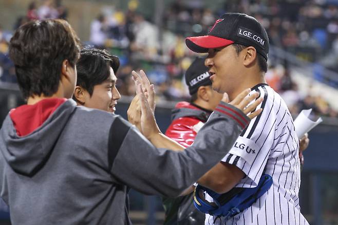 7이닝 무실점 괴력투 펼친 LG 송승기. 연합뉴스