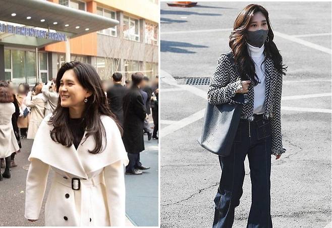 이부진 호텔신라 사장이 자녀의 졸업식때 입은 착장은 참고할만한 '학총룩'으로 꼽힌다. /인터넷 캡쳐