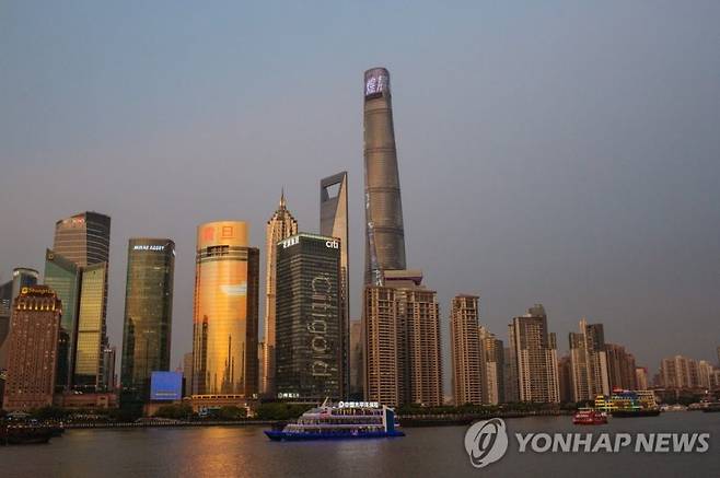 중국 경제 중심 도시 상하이. 연합뉴스 제공