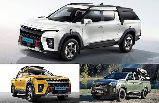 ‘픽업 맛집’ KGM의 무쏘 시리즈 [사진출처=KGM/편집=최기성 매경닷컴 기자]