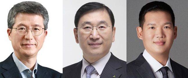 왼쪽부터 오세철 삼성물산 대표, 윤영준 전 현대건설 대표, 허윤홍 GS건설 대표. ⓒ 각 사