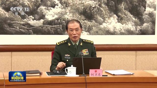 허웨이둥 중앙군사위원회 부주석. 중국중앙방송 캡처