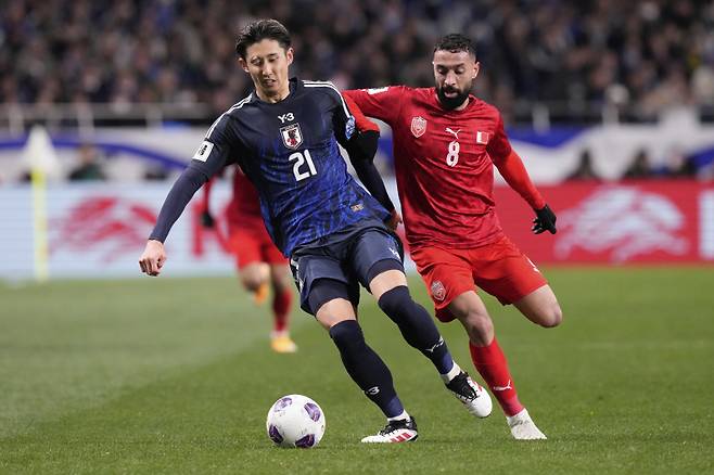 일본 대표팀에서 활약 중인 이토 히로키(왼쪽). 사진=AP 연합뉴스
