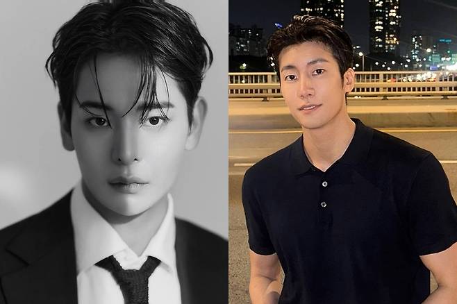 JTBC 예능 ‘뭉쳐야 찬다 4’에 새롭게 출연하는 최종우(왼쪽)와 이용우. 사진 JTBC