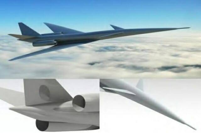 중국이 개발중인 초음속 여객기 C949. 유튜브 캡쳐