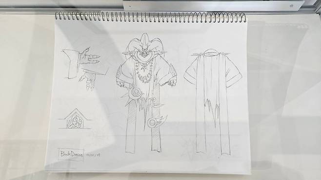 개발 당시 스케치