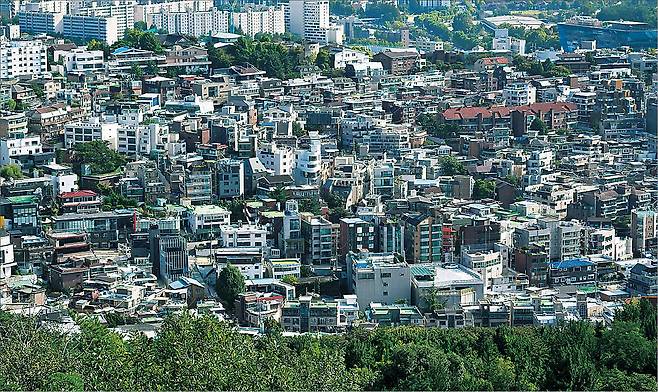 서울 빌라촌 모습 이상섭 기자