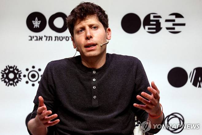 샘 올트먼 오픈AI 최고경영자 [로이터 연합뉴스 자료사진. 재판매 및 DB 금지]