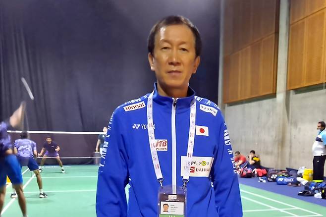 2022 우버컵 때의 박주봉 일본대표팀 감독  (사진/김경무 기자)