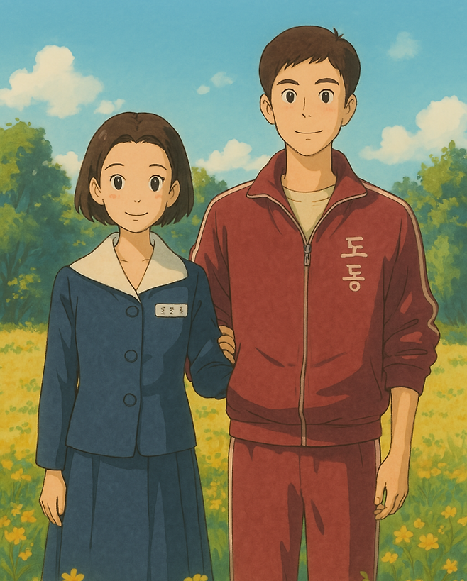 챗GPT가 넷플릭스 드라마 ‘폭싹 속았수다’의 이미지를 지브리 스타일로 다시 그린 것.