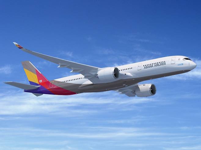 A350 항공기. /사진제공=아시아나항공