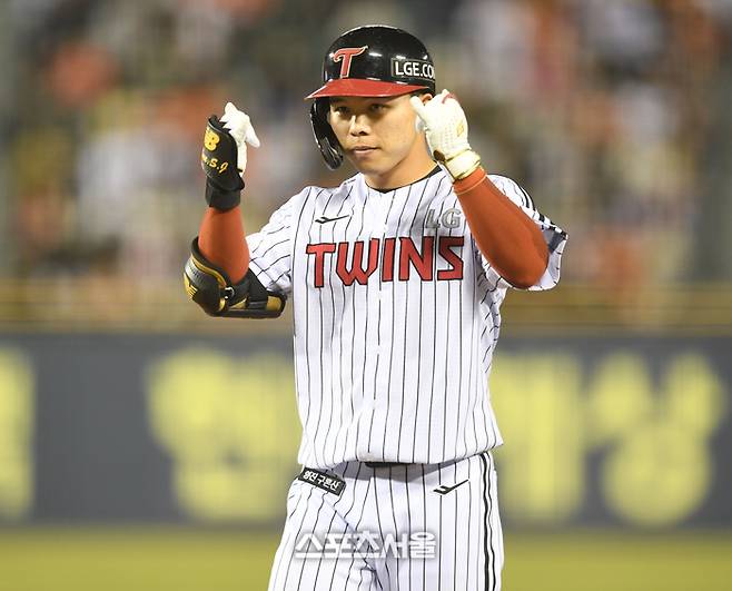 허리 통증으로 말소된 문성주가 다음주 중 1군에 돌아올 예정이다. 잠실 | 최승섭기자 thunder@sportsseoul.com