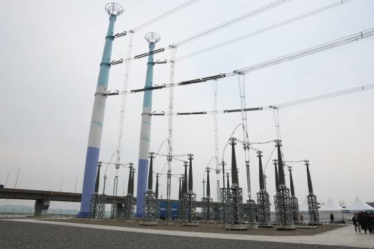 '13년 지연' 북당진∼신탕정 345㎸ 송전선로 준공 [연합뉴스]