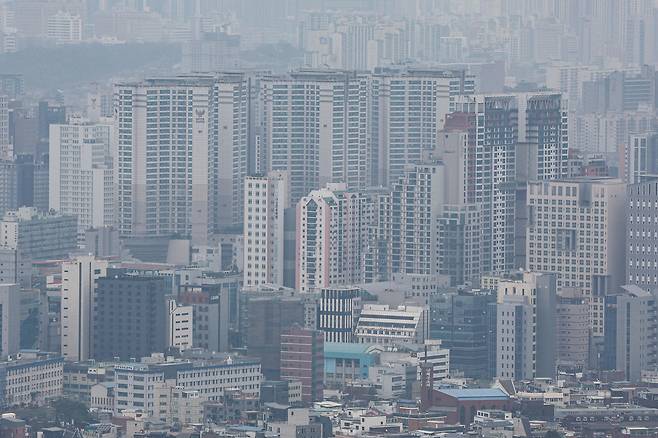서울 시내 아파트 등 주거단지의 모습. [연합]