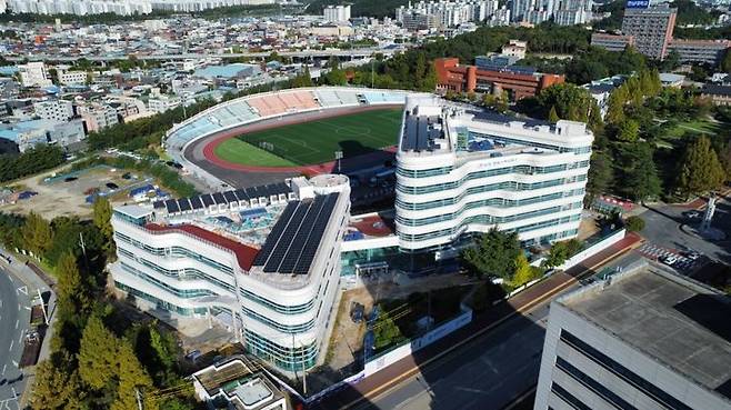 [대전=뉴시스] 대전과학산업진흥원이 입주할 한남대 혁신파크 전경. (사진=대전시 제공) 2025.04.02. photo@newsis.com *재판매 및 DB 금지