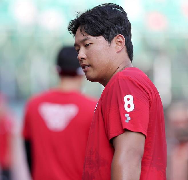 ▲ 올 시즌 퓨처스리그에서 계속해서 좋은 타격감을 유지하고 있는 현원회 ⓒSSG랜더스