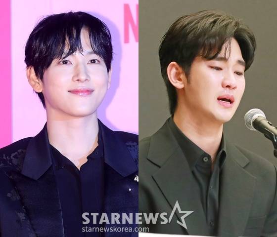 임시와 ,김수현 /사진=스타뉴스