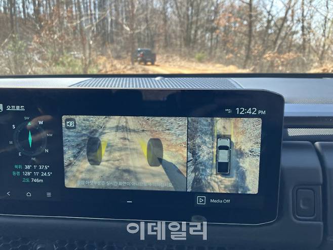 더 기아 타스만 내부(사진=정병묵 기자)