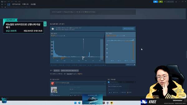 - 철권8 최초 대체로 부정적 등급에 충격을 금치 못하는 무릎 선수