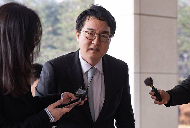 심우정 검찰총장이 13일 오전 서울 서초구 대검찰청으로 출근하고 있다. 2025.03.13. 뉴시스