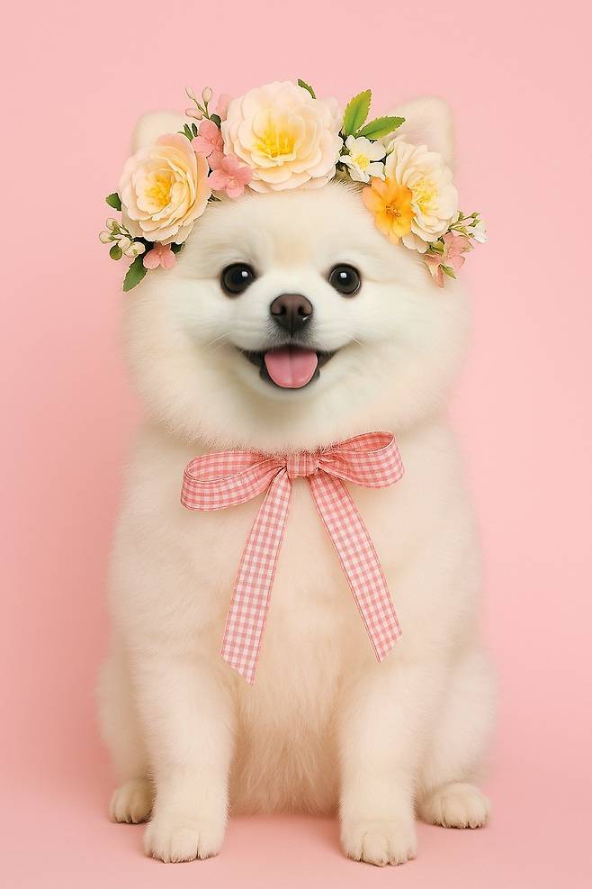 1743681124749.jpg 울집막내 포메 Ai버전 VS 실물사진