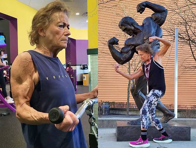 말린 플라워스(68)는 10년 전 부족한 체력을 키우기 위해 운동하기 시작했다./사진=피플