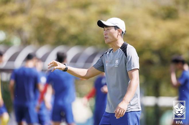 백기태 감독. 대한축구협회 홈페이지 캡처