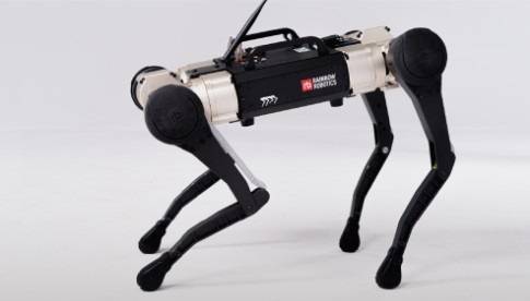 삼성전자가 인수한 레인보우로보틱스의 사족보행 로봇 ‘RBQ’. 사진제공=삼성전자