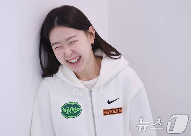 한국 여자 스피드스케이팅 간판 김민선이 1일 서울 강남구 넥스트크리에이티브 빌딩에서 뉴스1과 인터뷰를 하고 있다. 2025.4.1/뉴스1 ⓒ News1 박지혜 기자