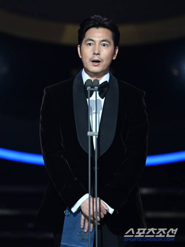 정우성. 지난해 11월 청룡영화상. 스포츠조선DB