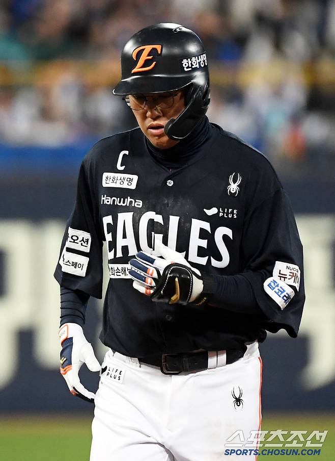 부진이 길어지고 있는 캡틴 채은성.