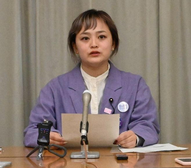 요시다 아야카 의원(27). 사진=일본 마이니치신문